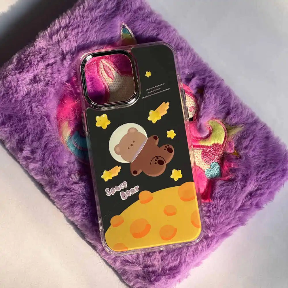 Space Bear Mirror Case
