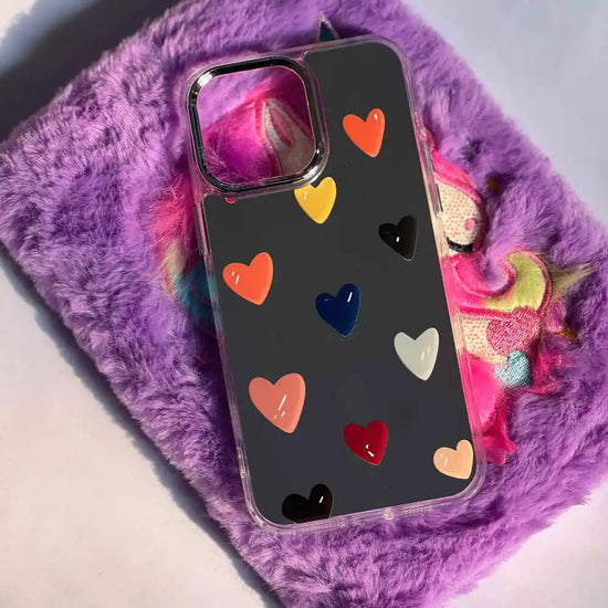 Colourful Heart Case