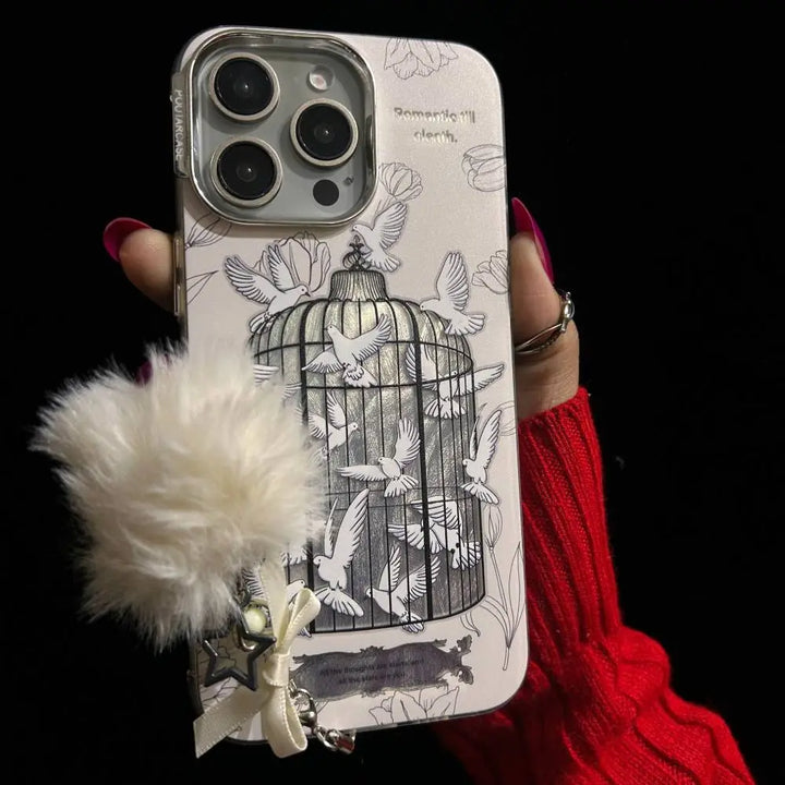 Freedom Cage Luxe Case with Pendant Charm