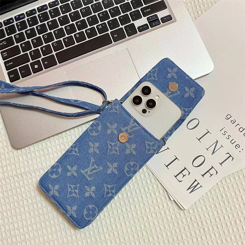 Luxury Brand Multipupose Sling Case Blue IV