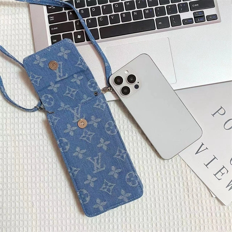 Luxury Brand Multipupose Sling Case Blue IV