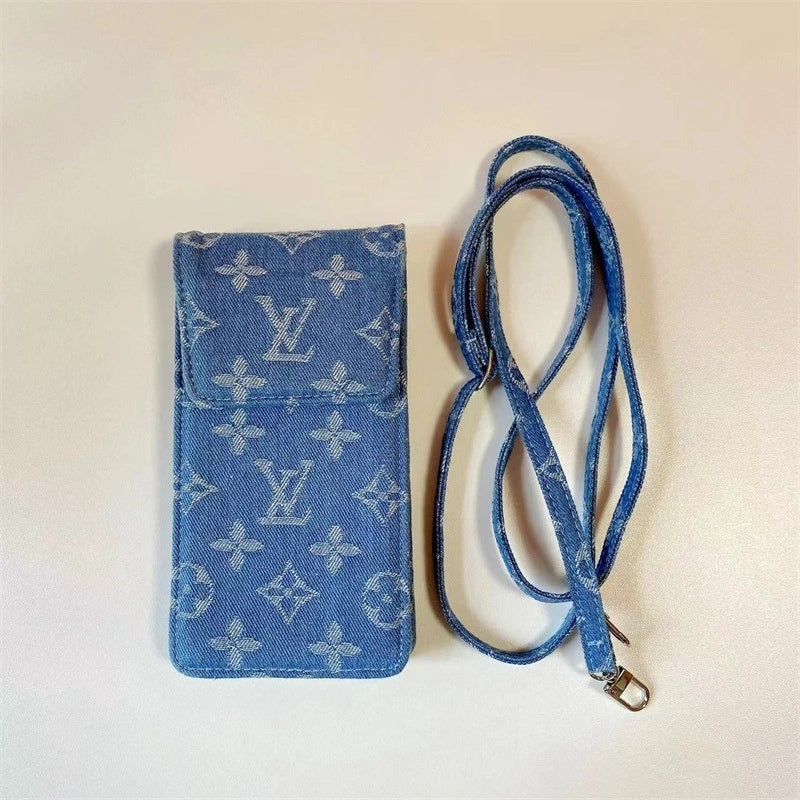 Luxury Brand Multipupose Sling Case Blue IV