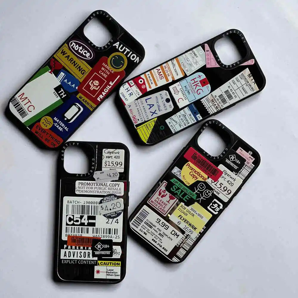 Country Label Mirror Case