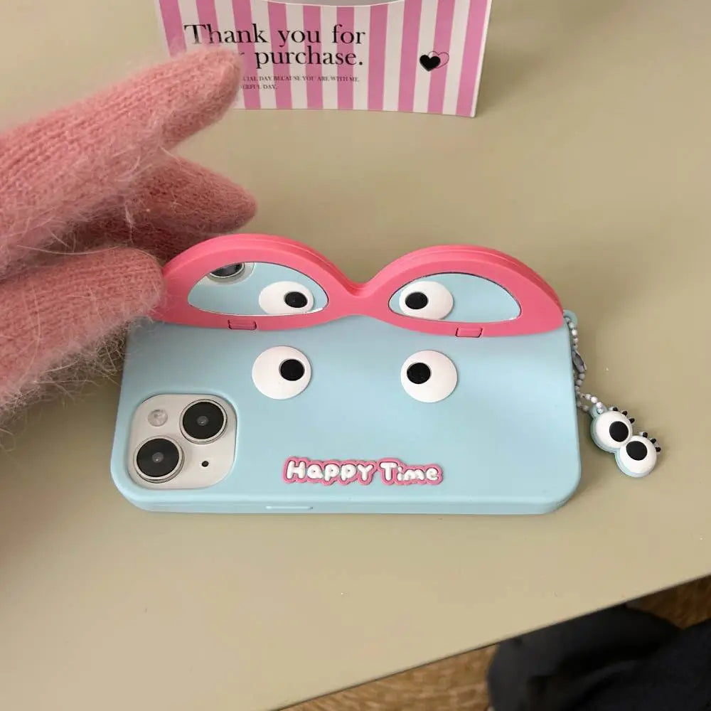 Cartoon Sunglasses Character Phone Case