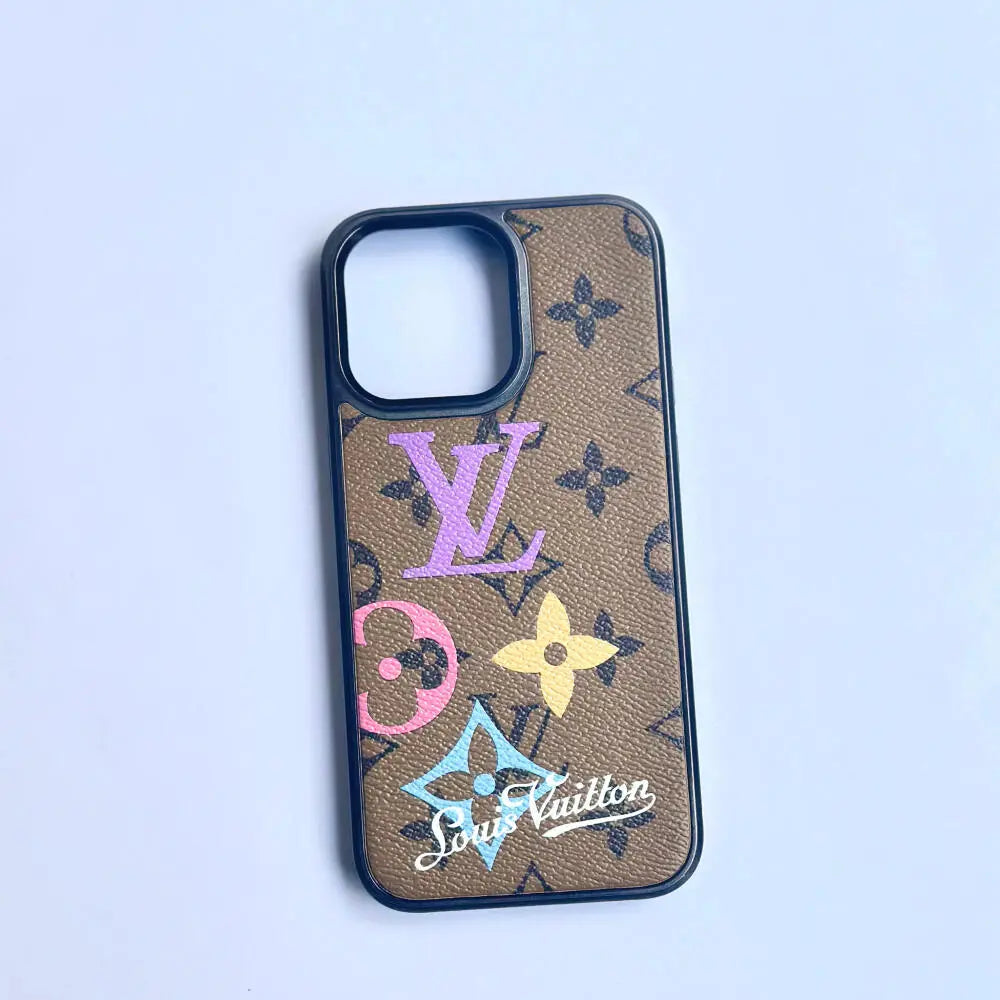 Luxury Brand LV Leather Case