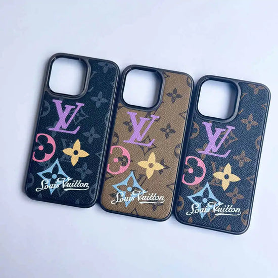 Luxury Brand LV Leather Case