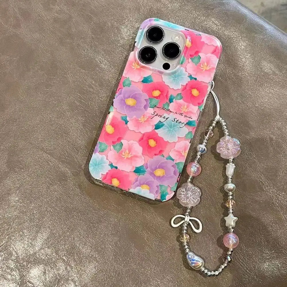 Pastel Spring Story Case with Charm