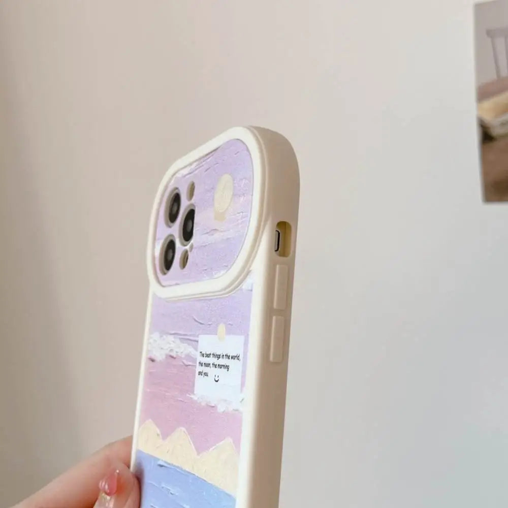 Pastel Serenity Landscape Camera Slider Phone Case
