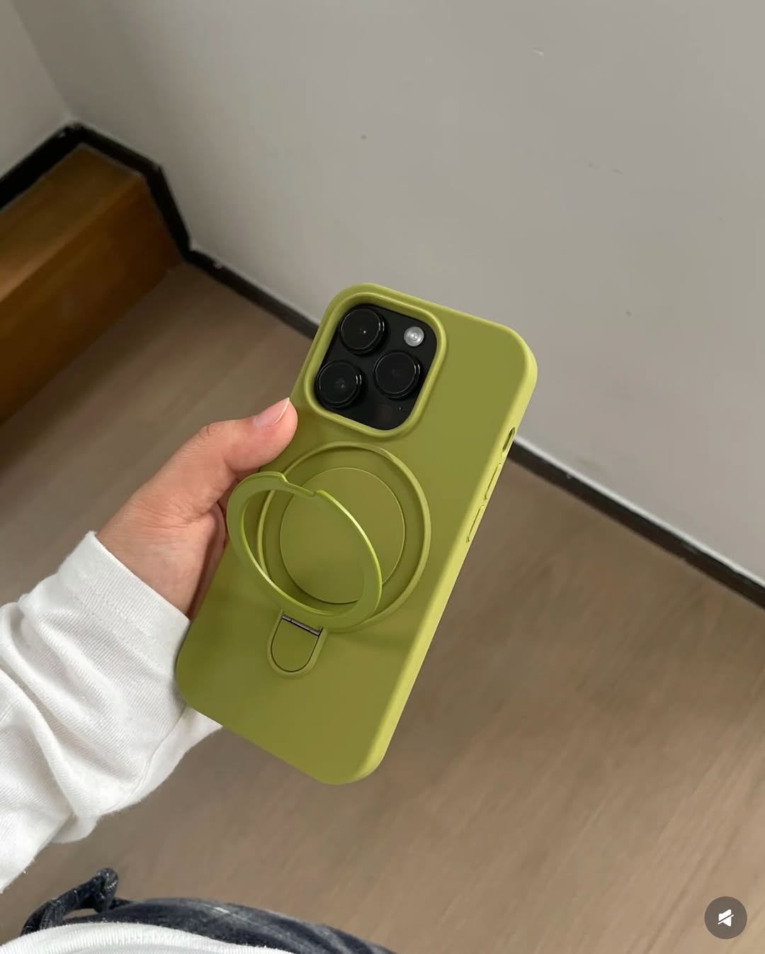 Sage Green Mag Ring Case
