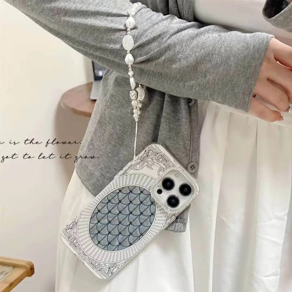 Oceanic Pearl Dream Case with Pendant Charm