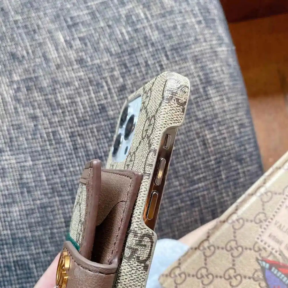 Luxury Branded Case with Wallet
