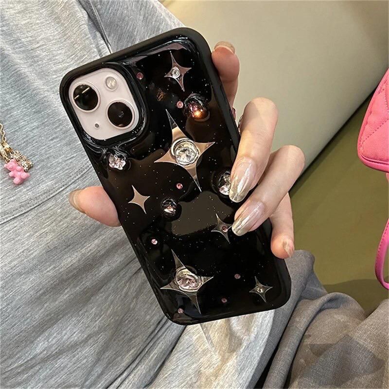 Iphone Black Diamond Star Case