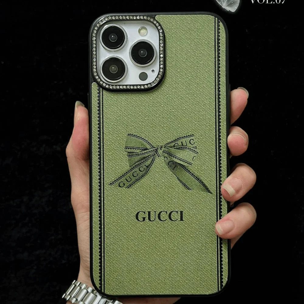 Luxury Brand Case With Daimond Camera Chrome