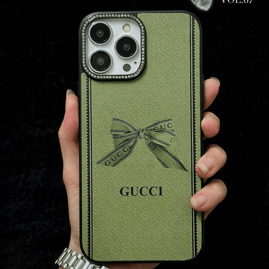 Luxury Brand Case With Daimond Camera Chrome