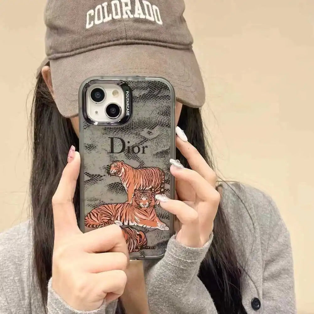 Luxury Brand Case (Dior Tiger)