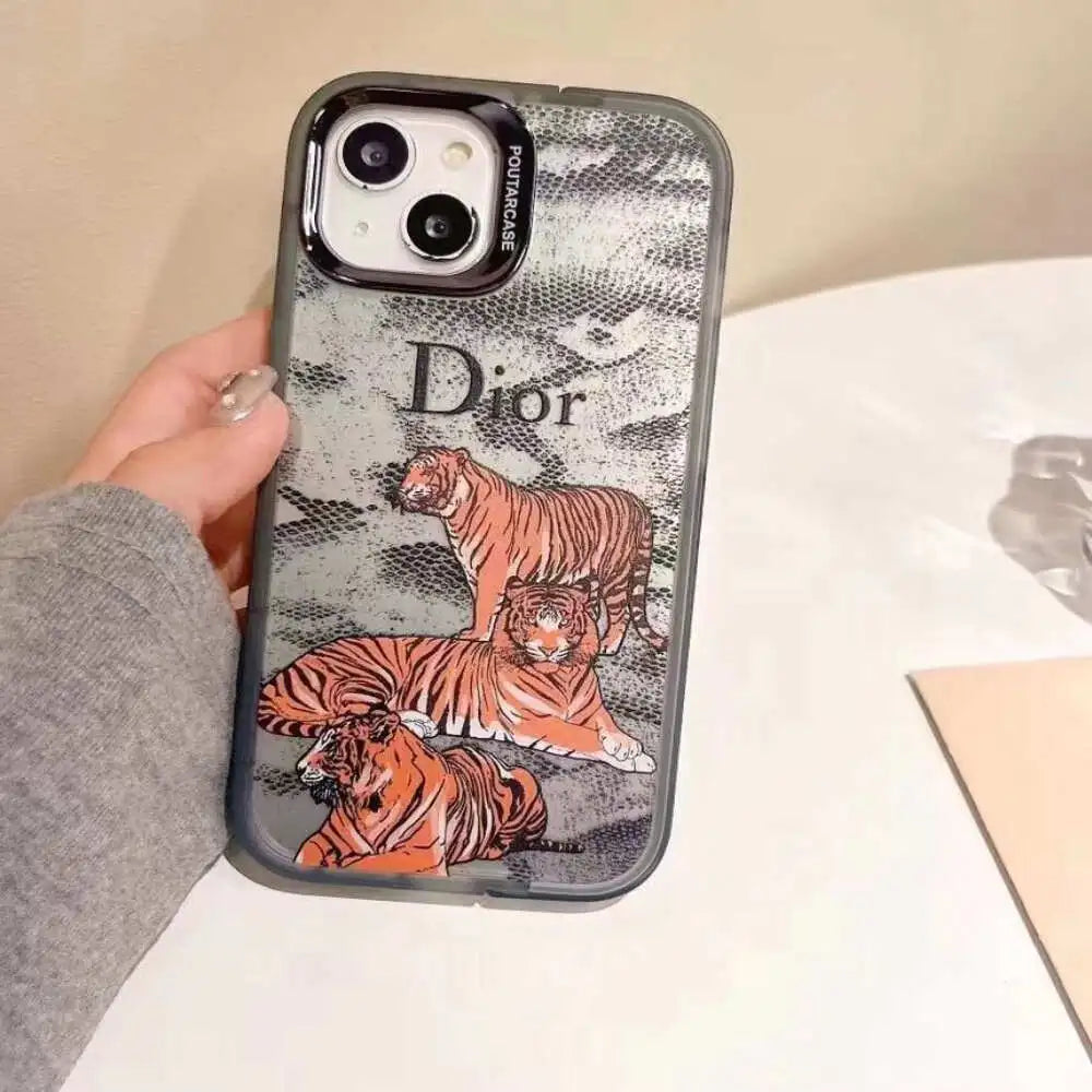 Luxury Brand Case (Dior Tiger)