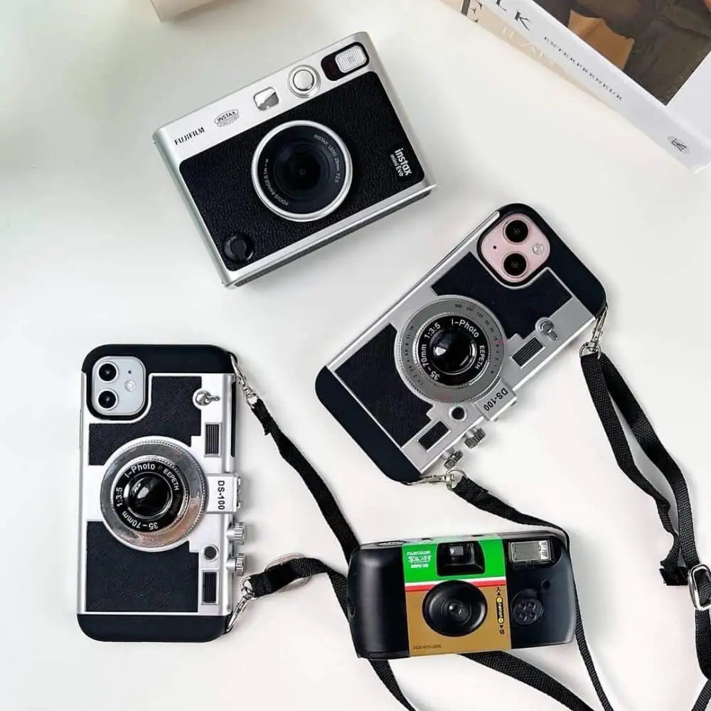 Camera Case With Shoulder Hanging