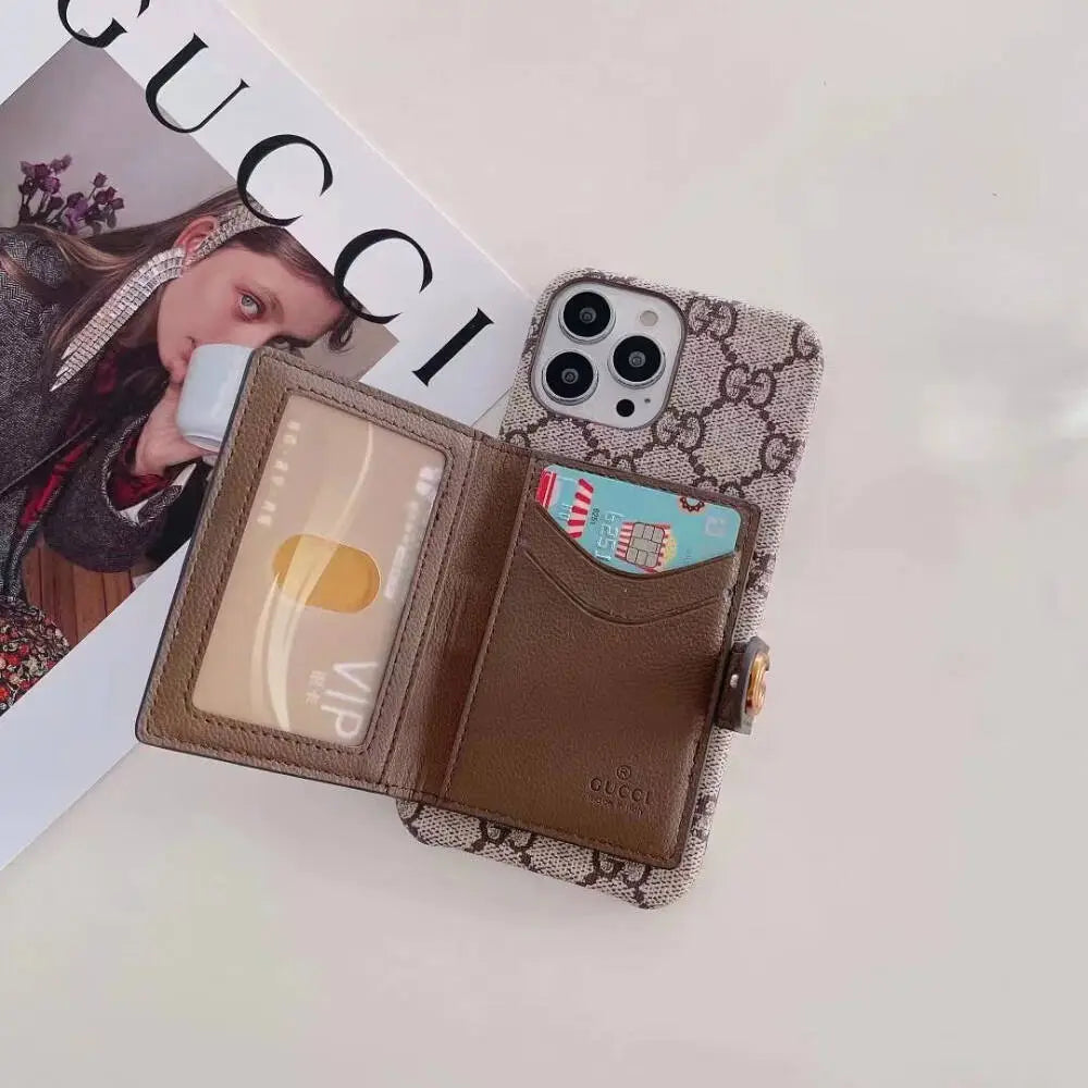 Luxury Brand Gucci Wallet Case