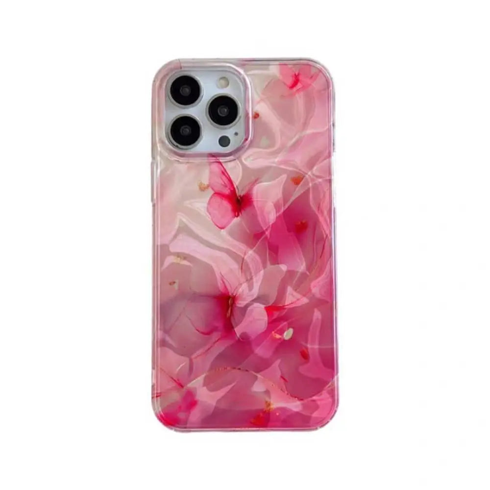 Blush Petal Glossy Phone Case