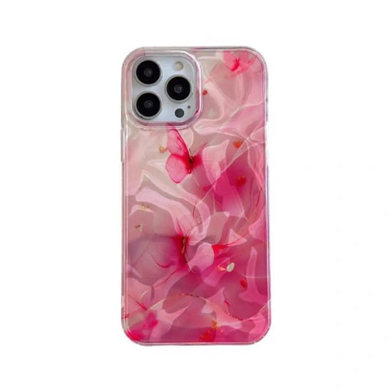 Blush Petal Glossy Phone Case