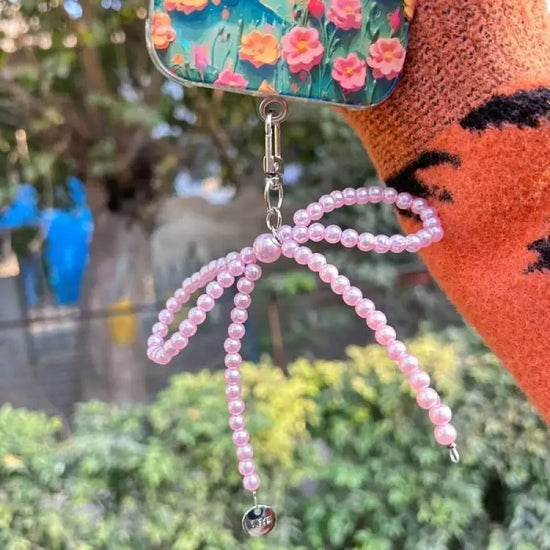 Sunset Bloom 3D Aesthetic case with bow charm