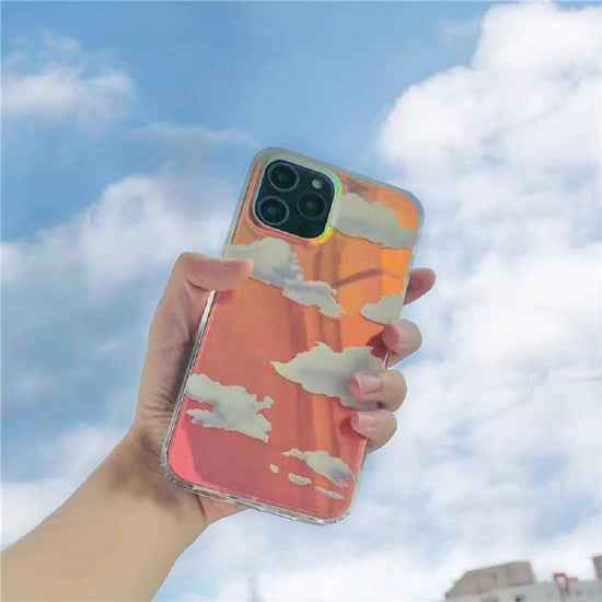 Iphone Cloud Holographic