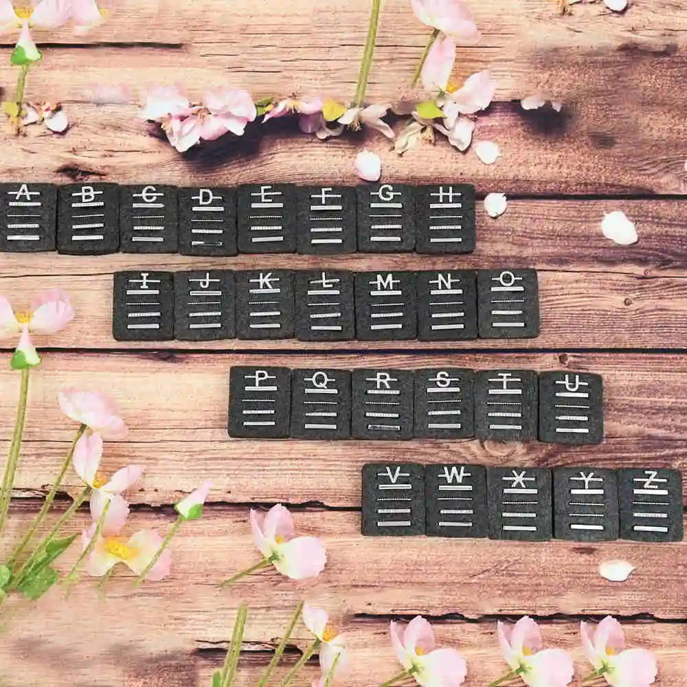 Alphabet Watch Charms With White Strap
