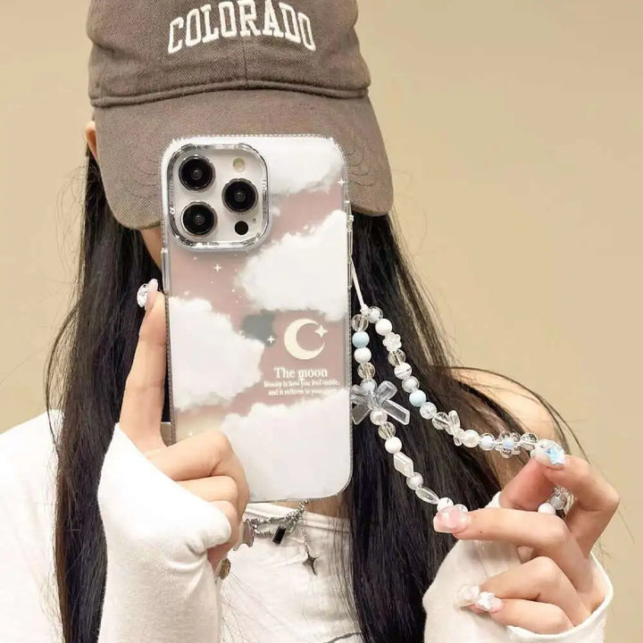 Holographic Cloud Case With Chrome