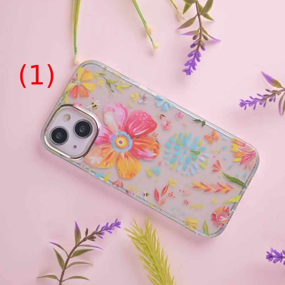 Crystal Chrome Flower Case