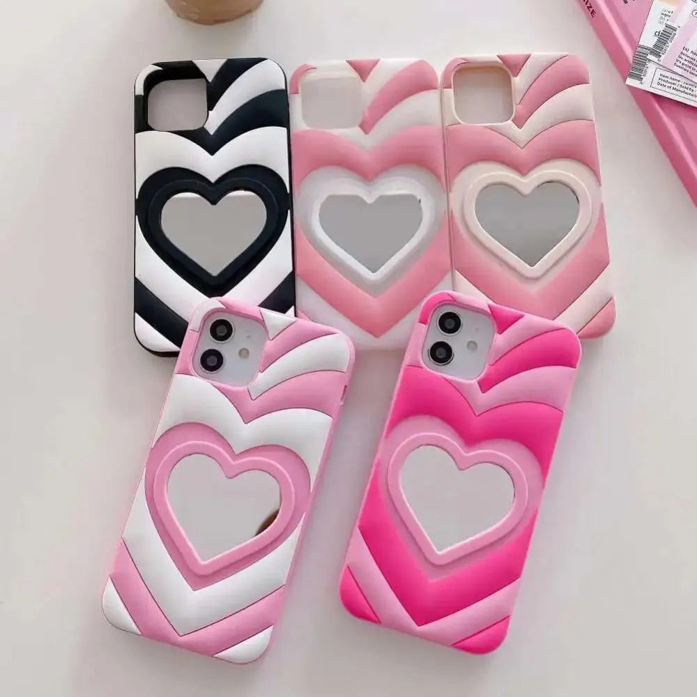 Heart Mirror Case