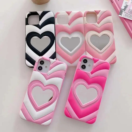 Heart Mirror Case