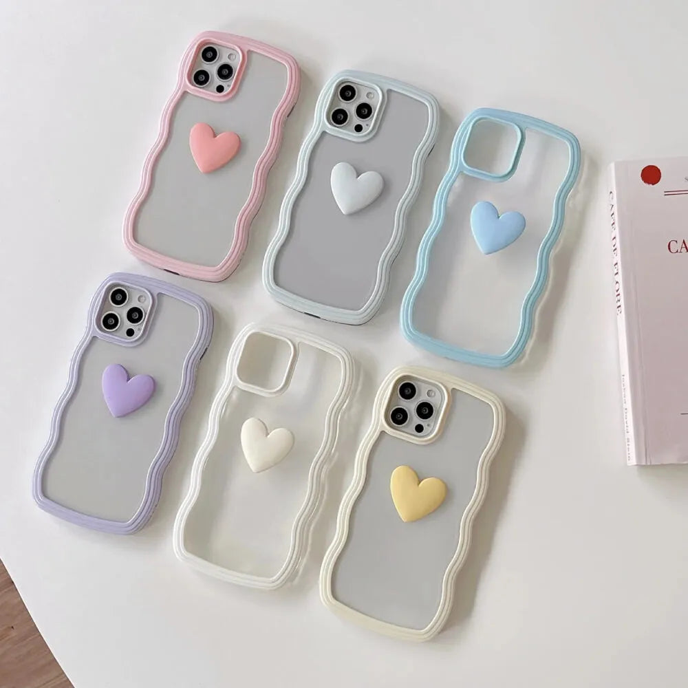 Heart Transparent Case