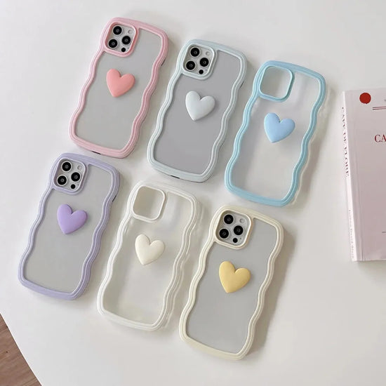 Heart Transparent Case