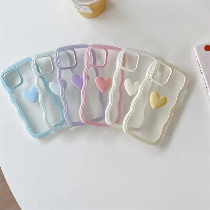 Heart Transparent Case