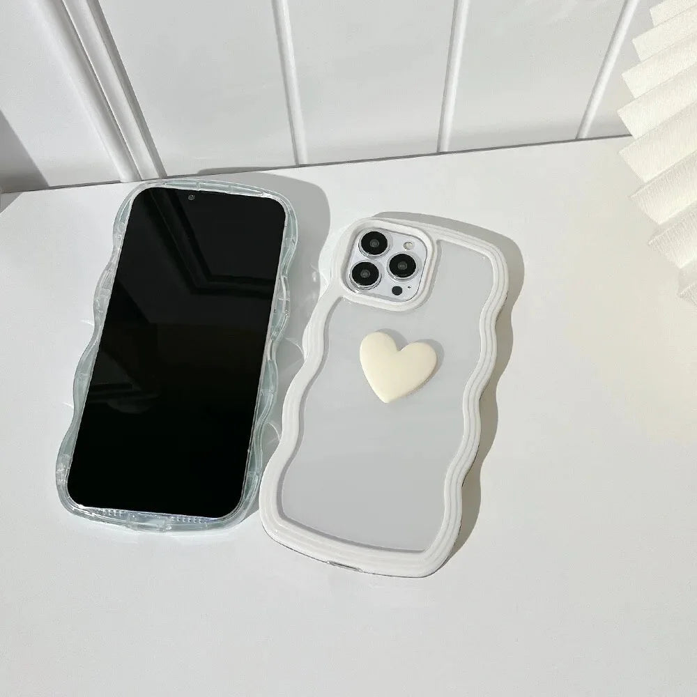 Heart Transparent Case