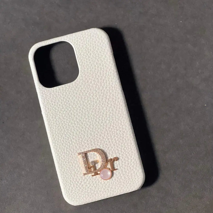 Luxury Branded Case In Leather