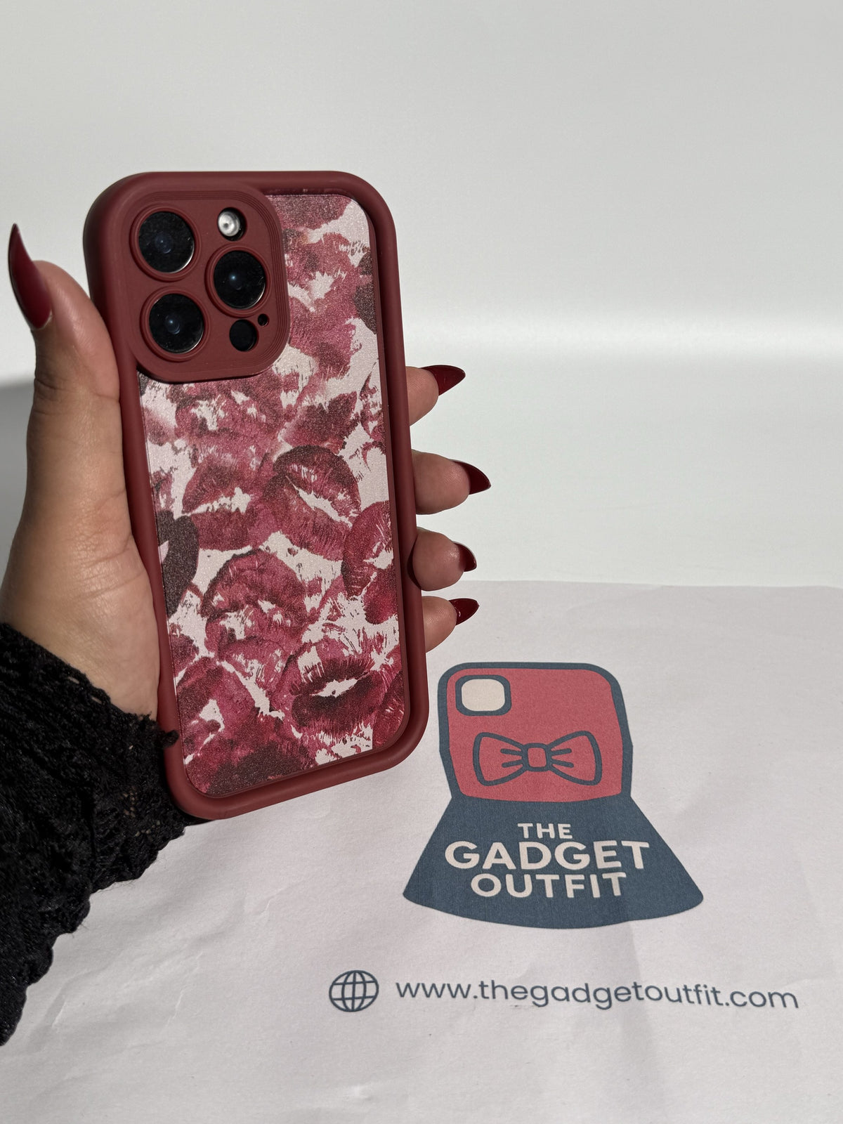 Kiss Print Luxe iPhone Case