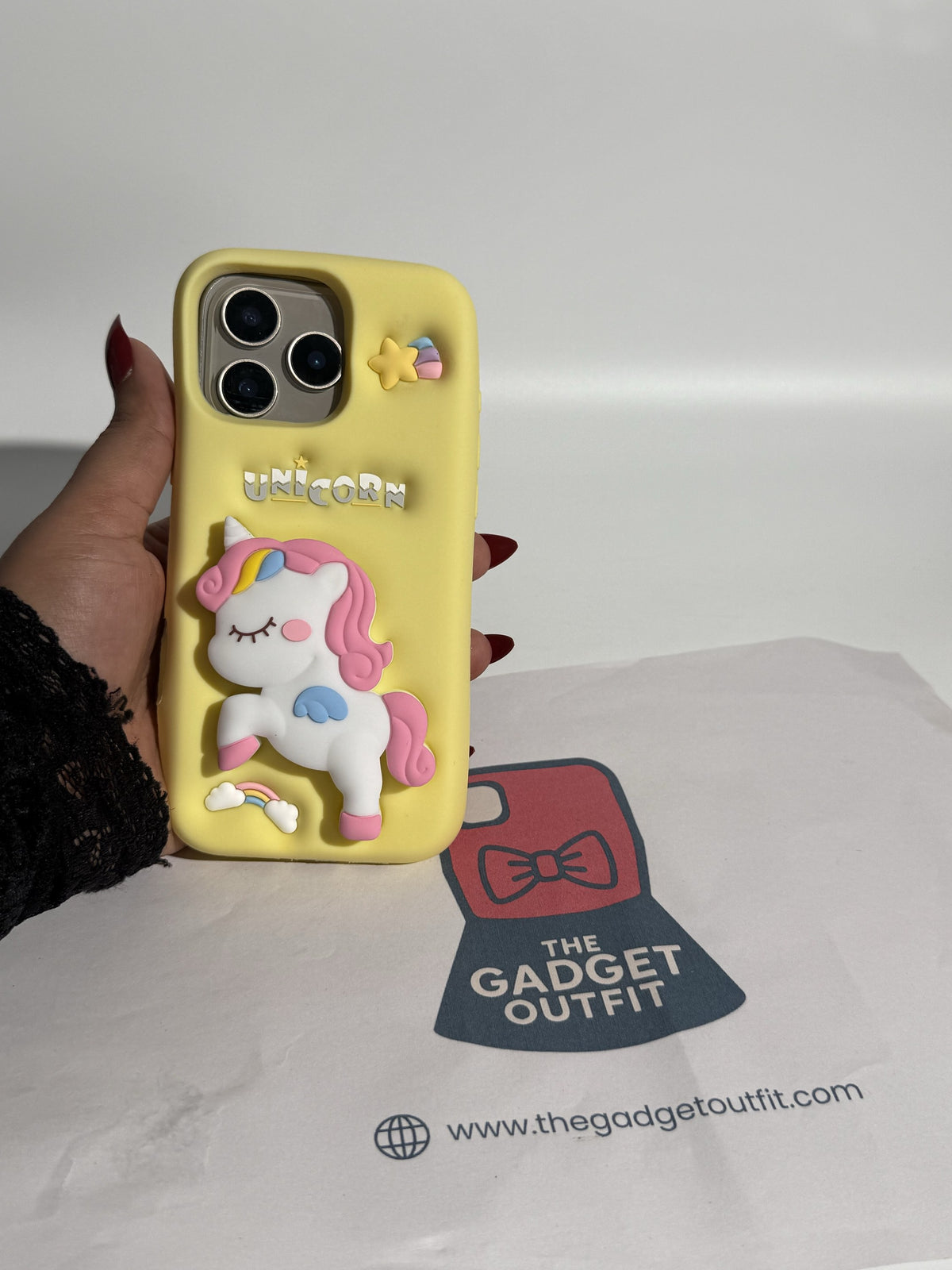 Cute 3D Unicorn iPhone Case