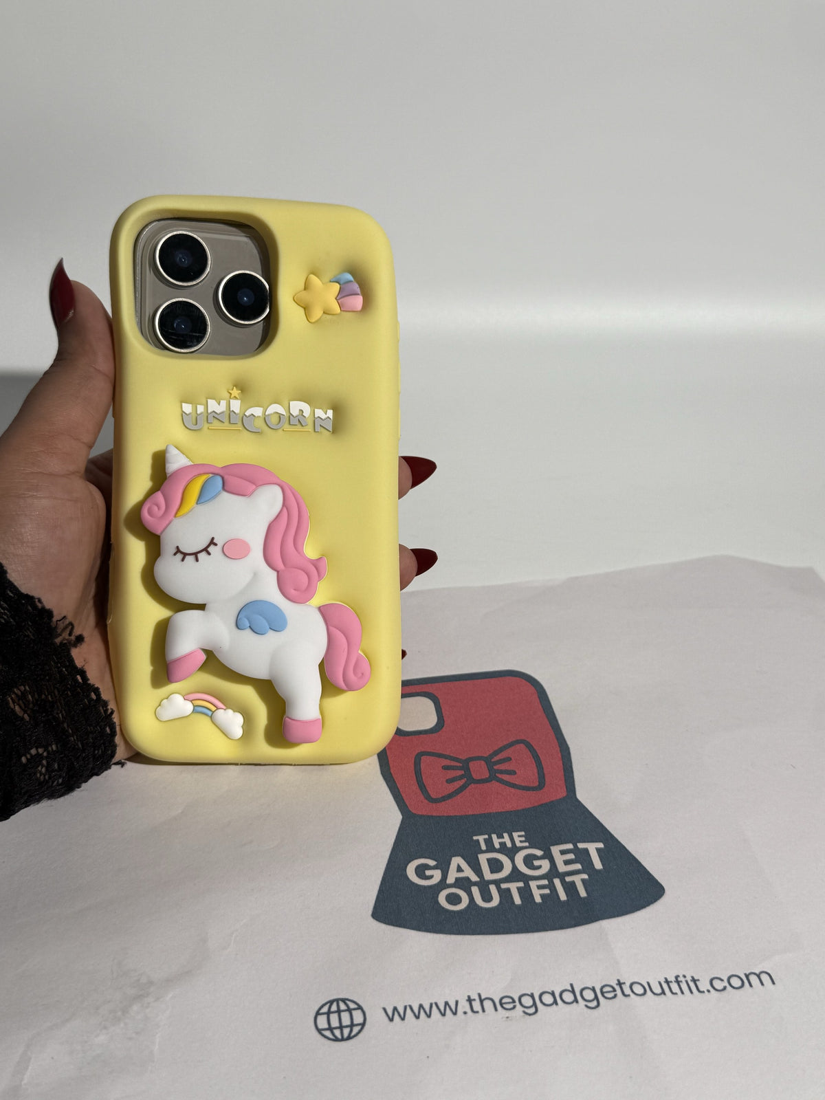 Cute 3D Unicorn iPhone Case