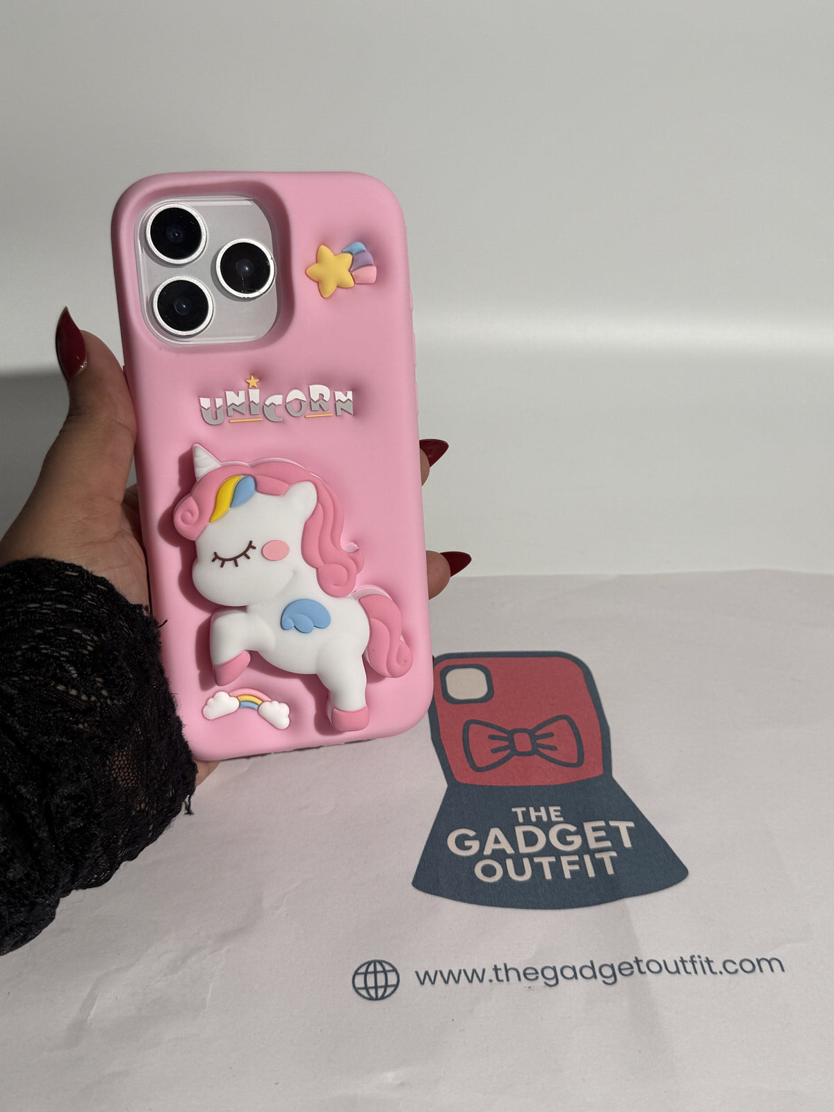 Cute 3D Unicorn iPhone Case