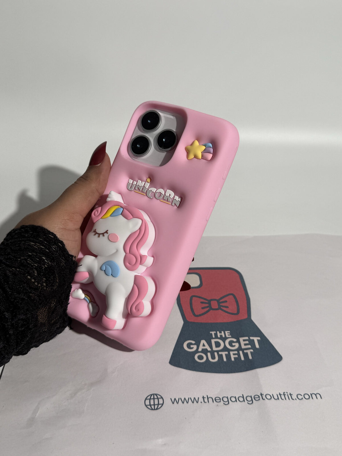 Cute 3D Unicorn iPhone Case