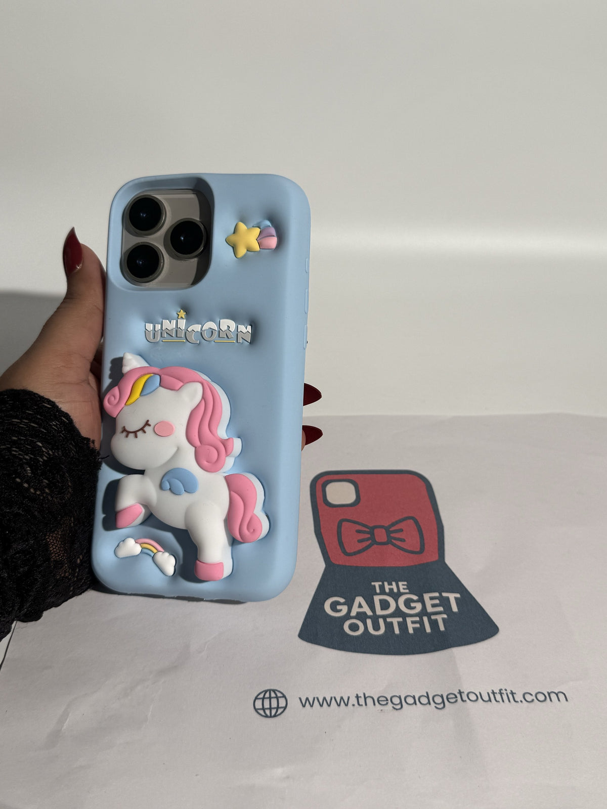 Cute 3D Unicorn iPhone Case