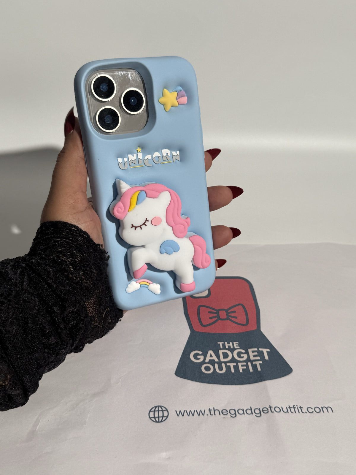 Cute 3D Unicorn iPhone Case