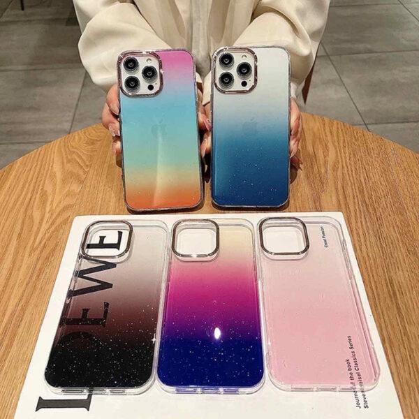 Iphone Sprinkle Glitter Transparent Case