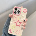 Iphone Red and Pink Star Cases