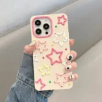 Iphone Red and Pink Star Cases
