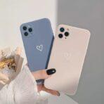 Love heart mobile case