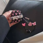 Black Heart AirPods Case With Charm