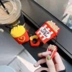 Fries and popcorn AirPods case