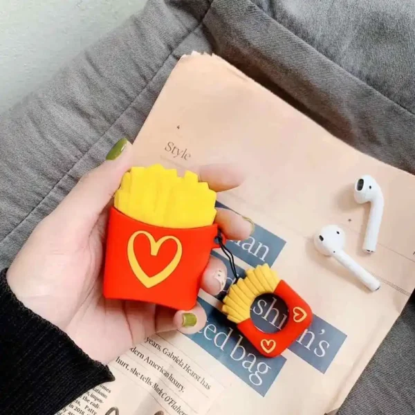 Fries and popcorn AirPods case